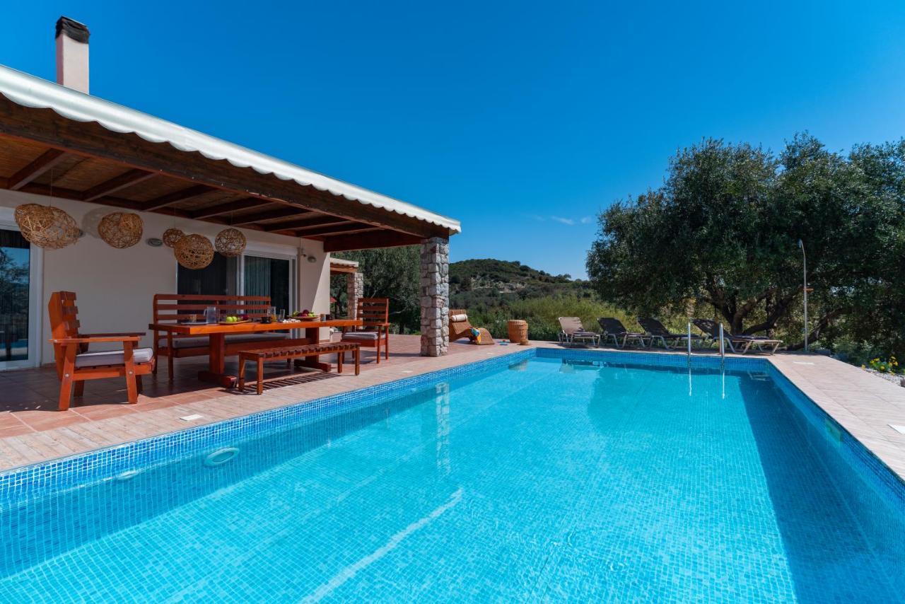 Olive Private Villa Swimming Pool 5 Bdr Kolymbia Rhodes Exterior photo