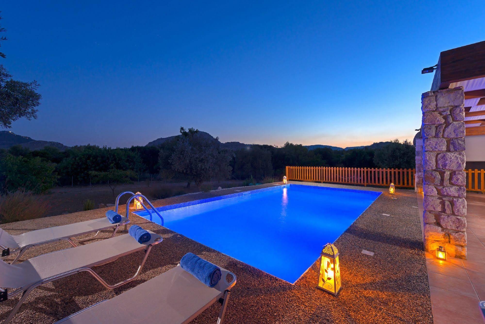 Olive Private Villa Swimming Pool 5 Bdr Kolymbia Rhodes Exterior photo