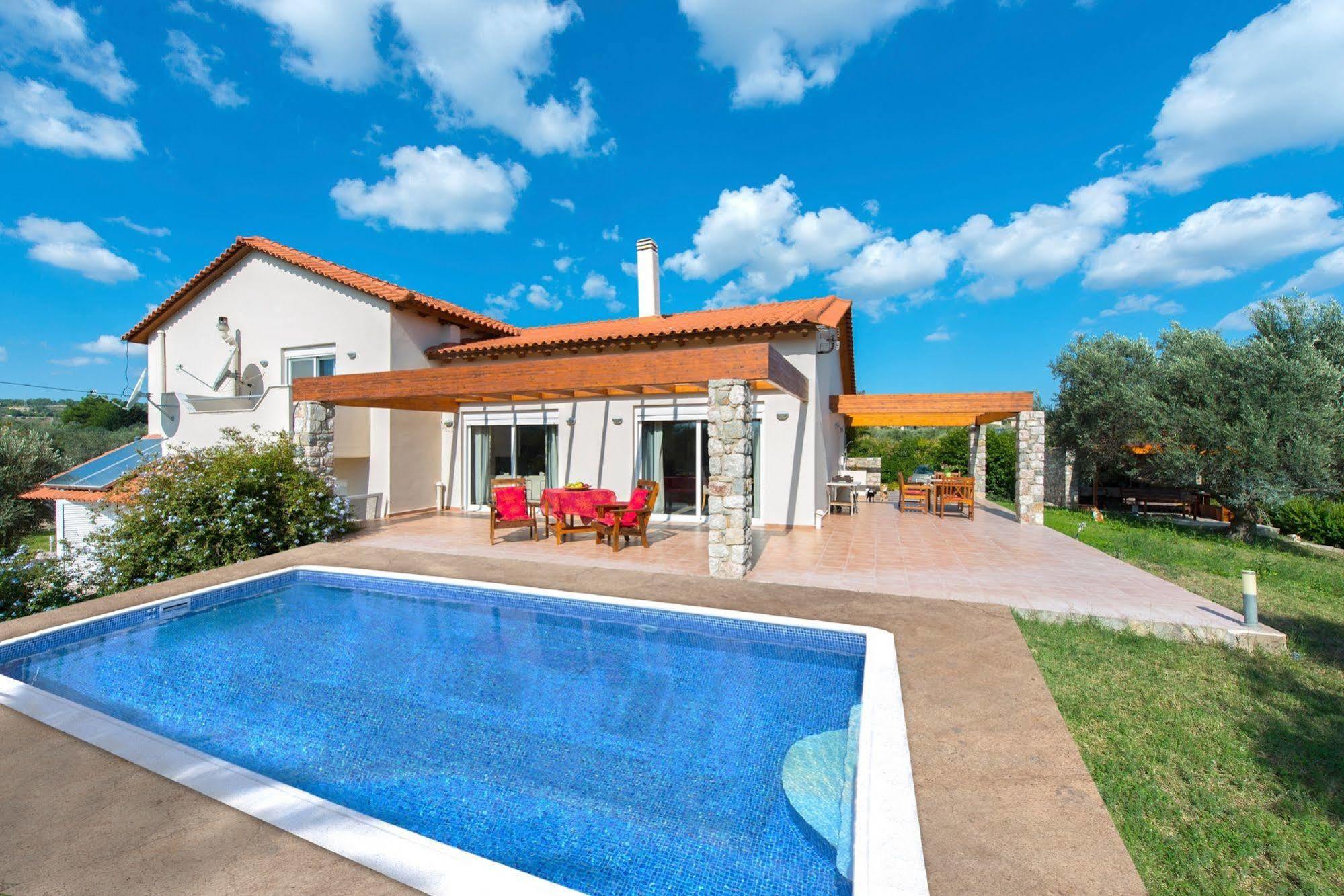 Olive Private Villa Swimming Pool 5 Bdr Kolymbia Rhodes Exterior photo