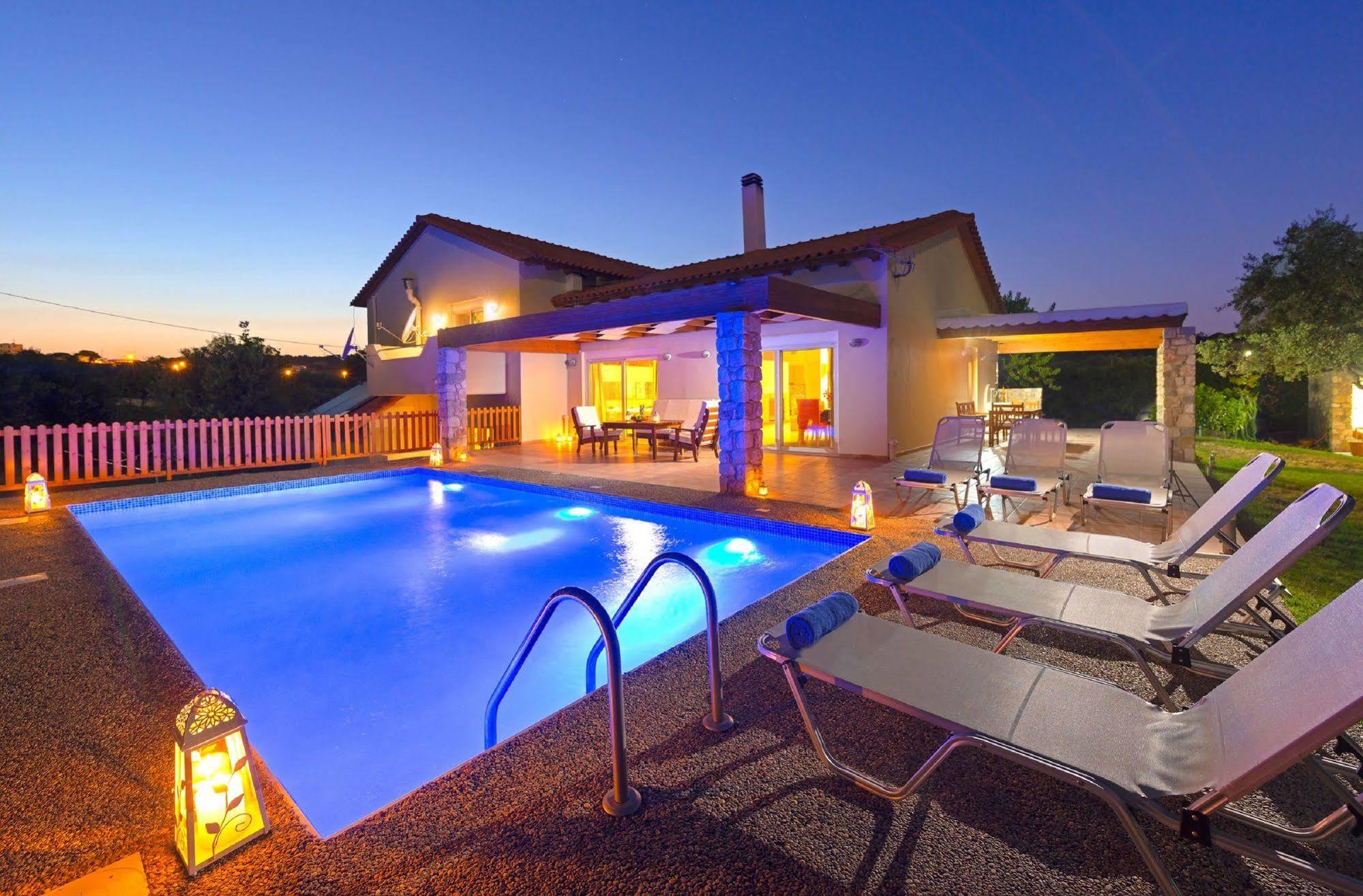 Olive Private Villa Swimming Pool 5 Bdr Kolymbia Rhodes Exterior photo